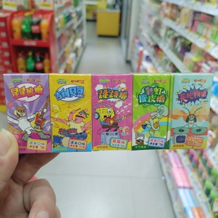 零食优选很忙乔克蒂姆海绵宝宝卡通五宝糖摇滚派对款休闲小吃40克