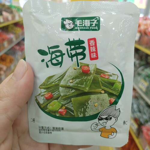 毛海子海带片香辣味即食麻辣散称