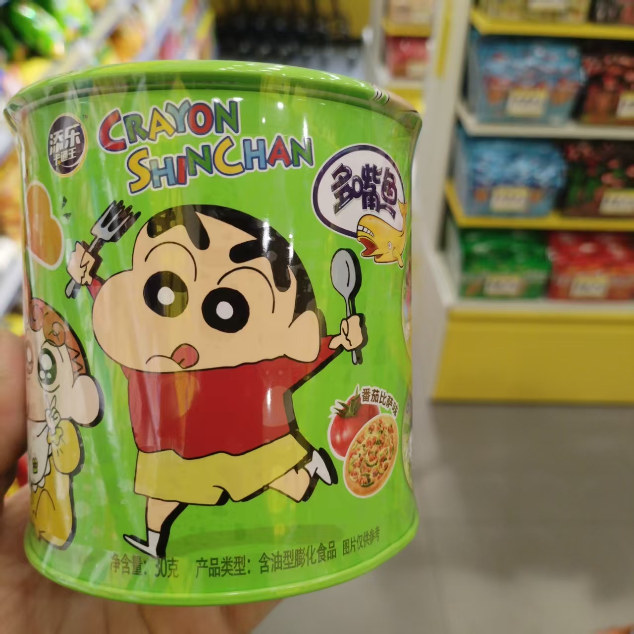 添乐卡通王多嘴鱼饼干网红小吃