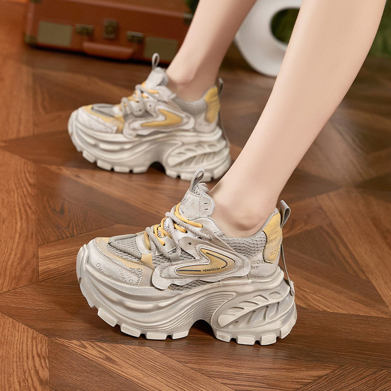 厚底老爹鞋女2026春季新款百搭内增高女鞋水洗脏脏鞋休闲运动鞋子,女鞋,时尚休闲鞋,淘宝优惠券,粉丝福利购,淘宝优惠卷