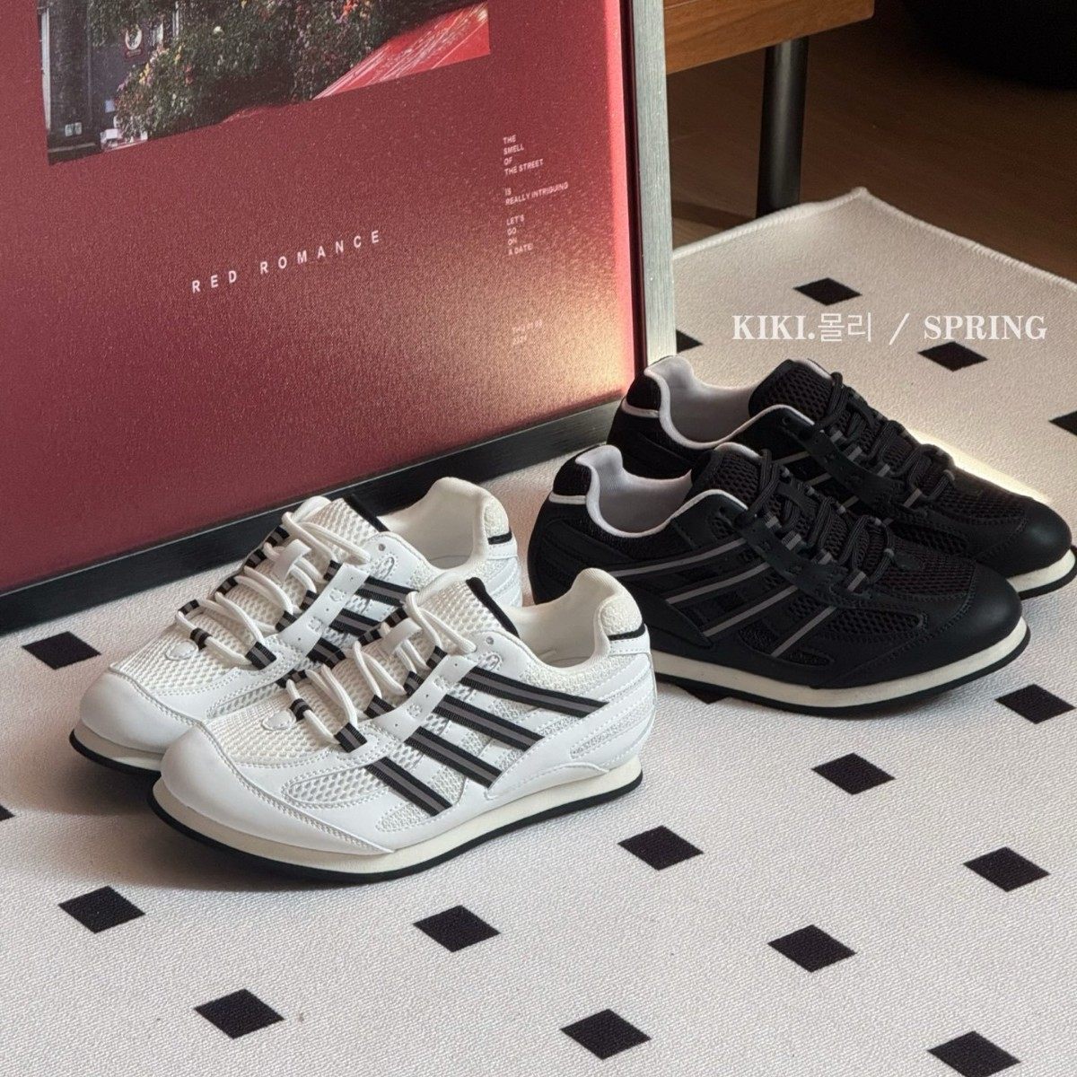 时髦网面撞色系带2026早春新款透气内增高防滑阿甘鞋轻便休闲运动,女鞋,时尚休闲鞋,淘宝优惠券,粉丝福利购,淘宝优惠卷