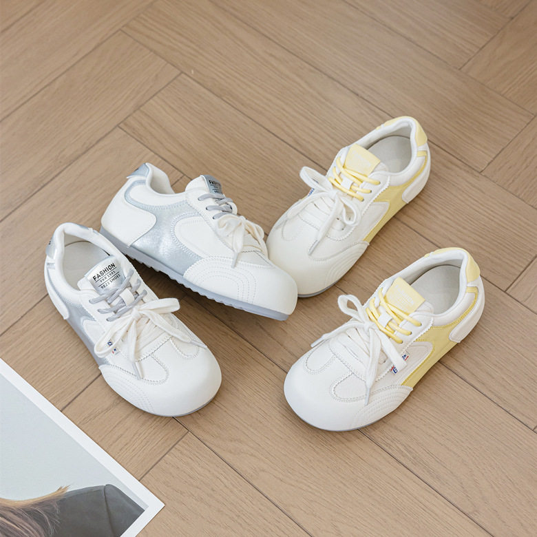 厚底包底舒适丑萌德训鞋女2026新款百搭学生休闲板鞋运动阿甘单鞋,女鞋,时尚休闲鞋,淘宝优惠券,粉丝福利购,淘宝优惠卷