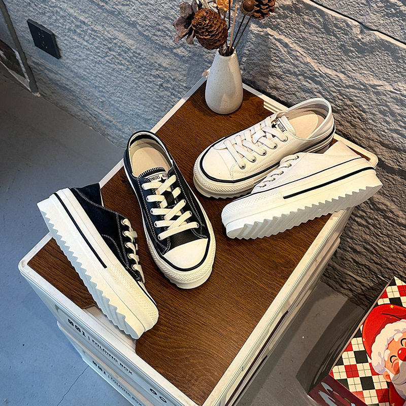 乌拉草猪皮鞋垫头层牛皮小白鞋2026春季新款厚底增高鞋女两穿女鞋,女鞋,时尚休闲鞋,淘宝优惠券,粉丝福利购,淘宝优惠卷