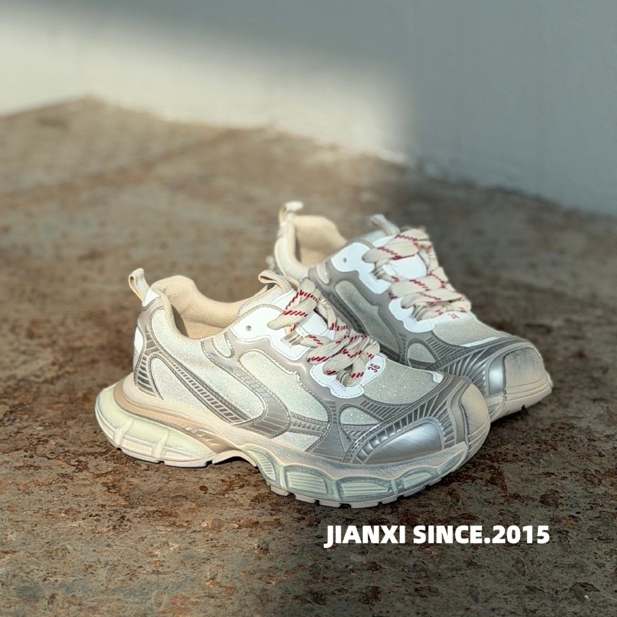 2026春季新款老爹鞋ins潮鞋走秀厚底增高运动休闲女休闲单鞋子潮,女鞋,时尚休闲鞋,淘宝优惠券,粉丝福利购,淘宝优惠卷