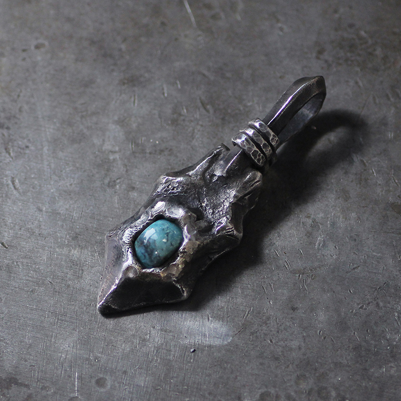 跋折罗vajra龙鳞绕丝粗犷吊坠