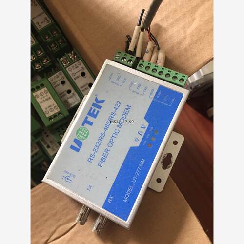 现货宇泰高科 单口RS232/485/422串口信号转光纤转换器议价