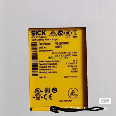 现货FX3-GEPR00000  西克全新原装模块，需要的老板私议价