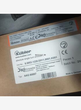现货Kubler8.5853.1220.E011.0001.K0议价