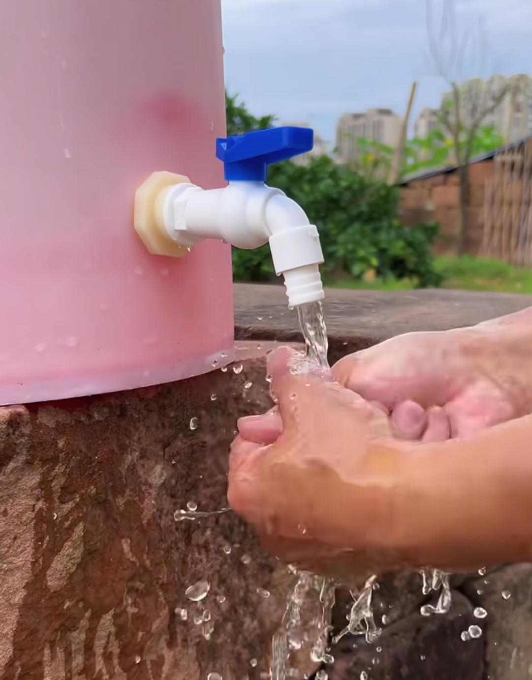 塑料水桶洗衣机水龙头球阀芯大流量出水口水家用开孔塑胶水嘴46分