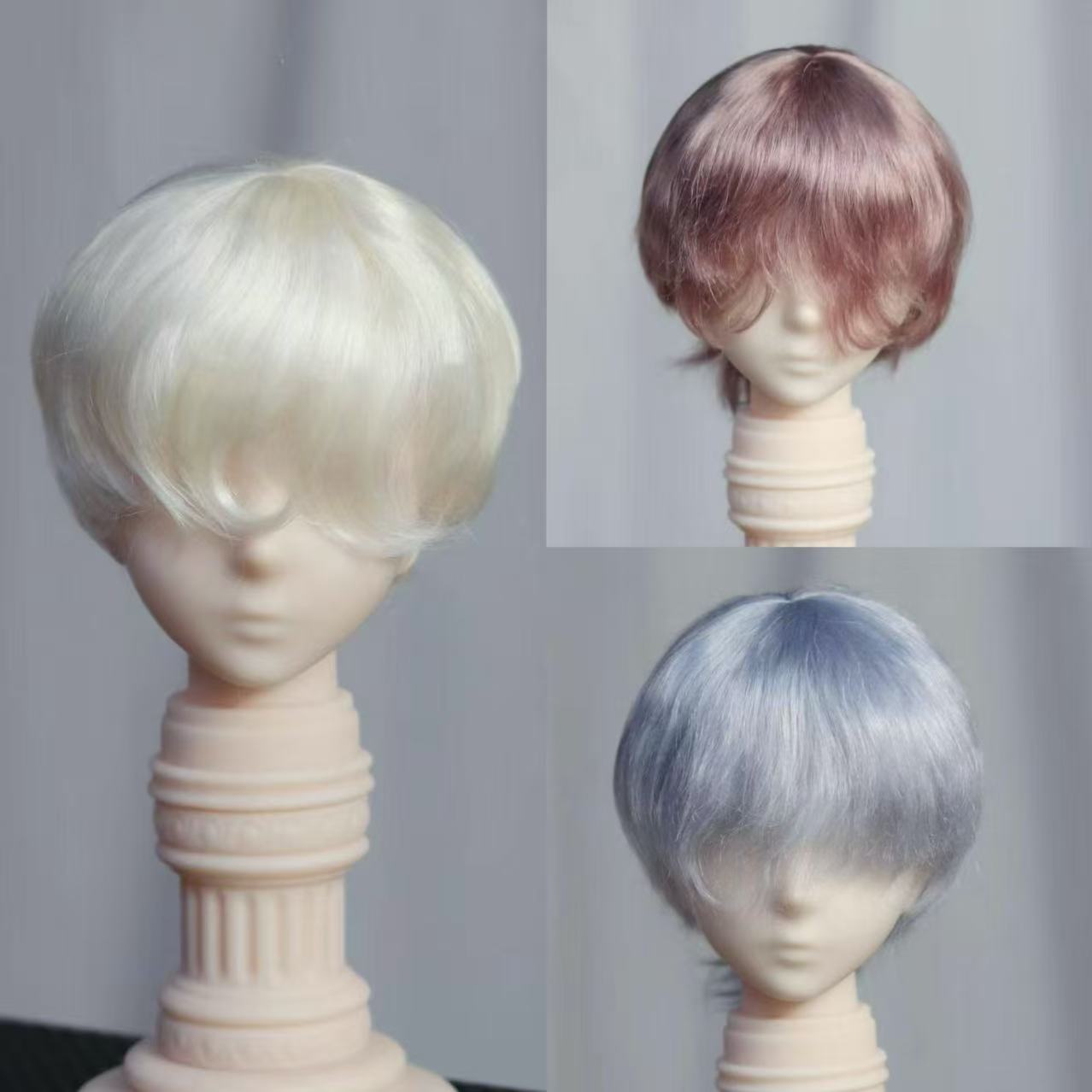 BJD.SD3分4分6分男款马海毛基础短发