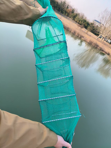 龙哥凤妹手工穿钢黄鳝笼 6节4门泥鳅黄鳝折叠渔网黄鳝龙虾网