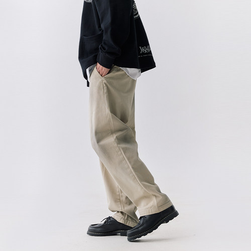 YKHD晕染脏脏裤chino休闲裤长裤