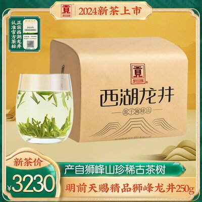 贡牌天赐精品明前狮峰龙井250g