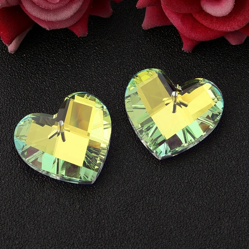 Стеклянная подвеска в виде сердечка в форме сердца, аксессуар на солнечной энергии, аксессуары, штора, бусины, DIY