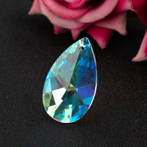 水晶灯饰梨形吊坠玻璃婚庆门帘