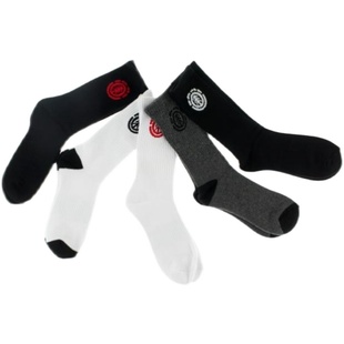 长筒袜element滑板袜globe毛巾底袜 dc直筒厚袜机车男袜bmx小轮车