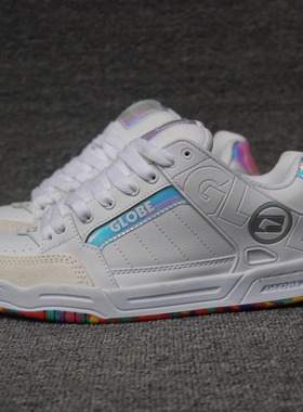 白色globe tilt滑板鞋dvs面包鞋lakai街舞鞋dc板鞋circa大码鞋es