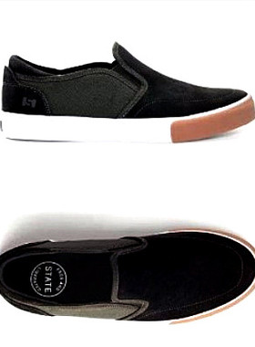 一脚蹬STATE滑板鞋globe街舞鞋lakai小轮车fallen反毛皮elemen