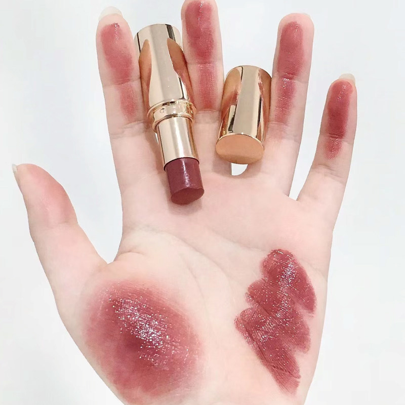 日本cezanne倩丽滋润口红 金管101奶茶色 保湿白胖子蜜桃唇膏504