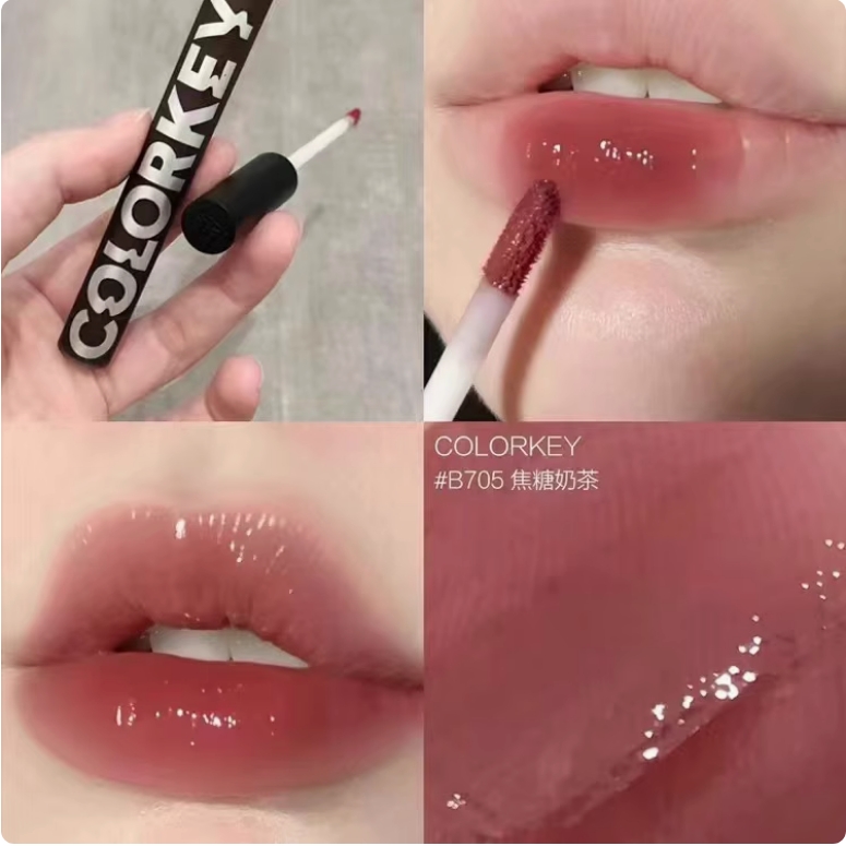 colorkey珂拉琪唇釉女镜面水光705平价学生正品708小黑镜自然702