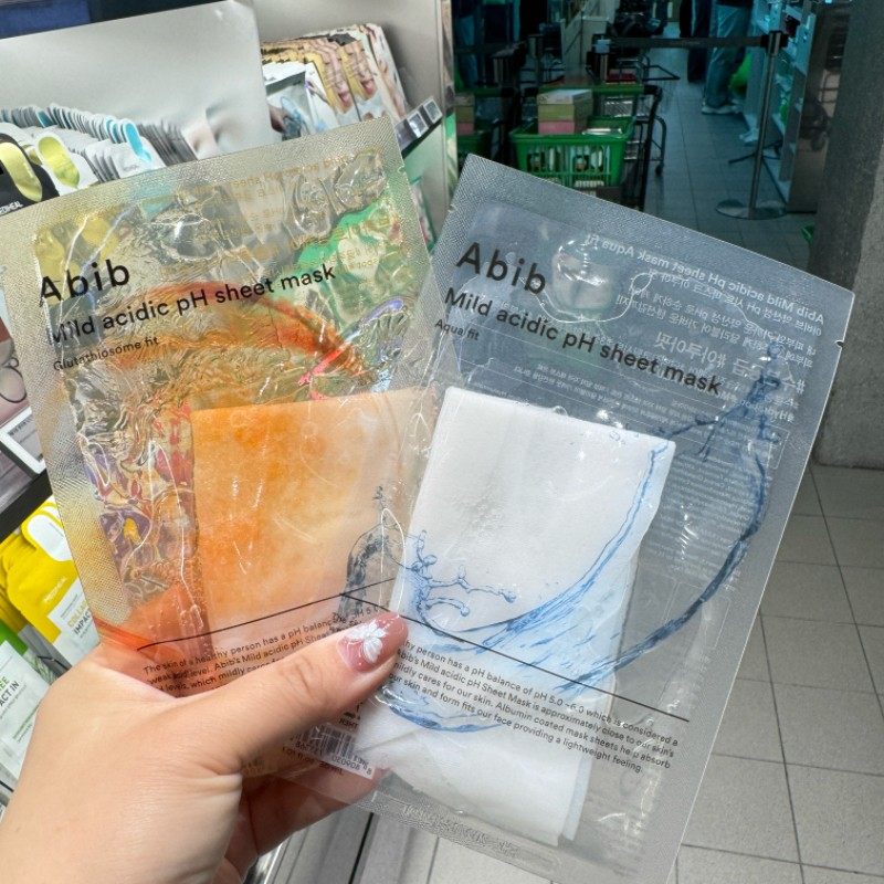 韩女热门！Abib阿彼芙弱酸面膜 鱼腥草/复活草/水库补水保湿修复