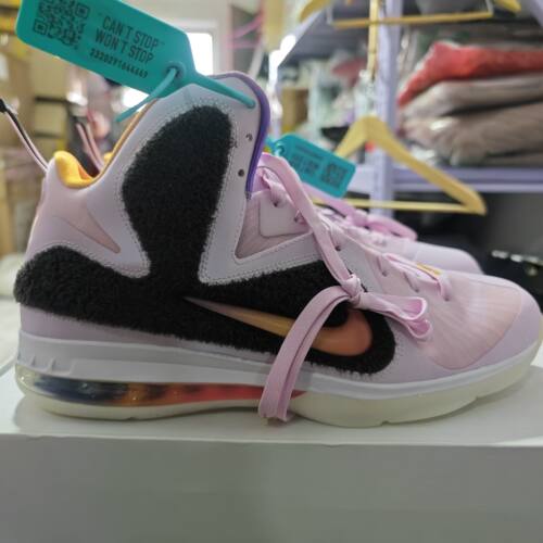 耐克Nike Lebron 9 LBJ9詹姆斯九代黑粉3M反光实战篮球鞋DJ3908