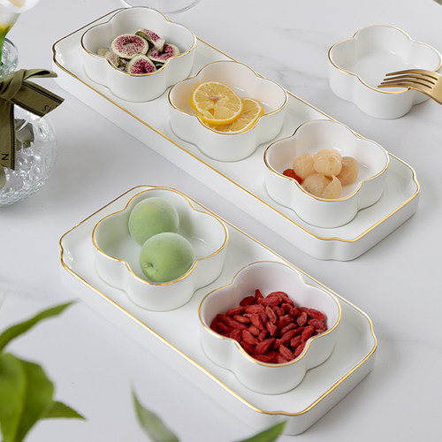 骨瓷金边小味碟蘸料盘子烤肉调料碟小吃小菜酱料料碟商用碟子醋碟