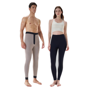 蒙牧王情侣男款女士光面三层百分百羊毛织片保暖裤棉裤冬季抗寒