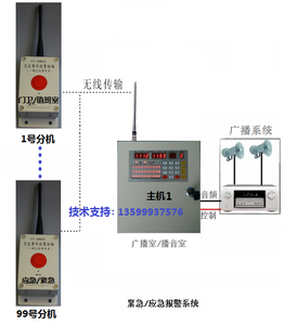 派出所 工厂  看守所 医院 学校 校园等紧急报警器突发一键报警器