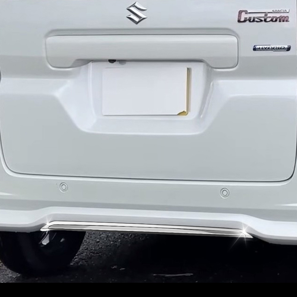 适用24款铃木SPACIA/SPACIA Custom MK04系后唇饰条后保险杠亮片