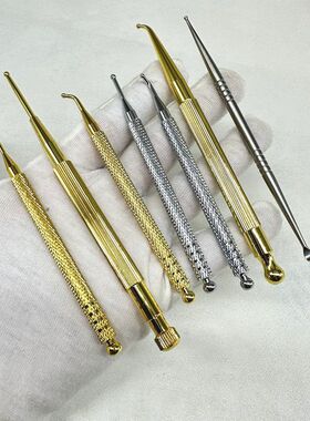 丰帆黄铜带弹簧耳穴探笔探棒探穴