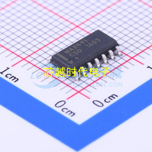 MAX491CSD MAX491CSD+T 收发器芯片 封装SOP-14 全新原装
