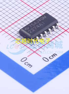 原装正品 TLC2274AIDR 丝印2274AI 封装SOP-14 运算放大器IC芯片