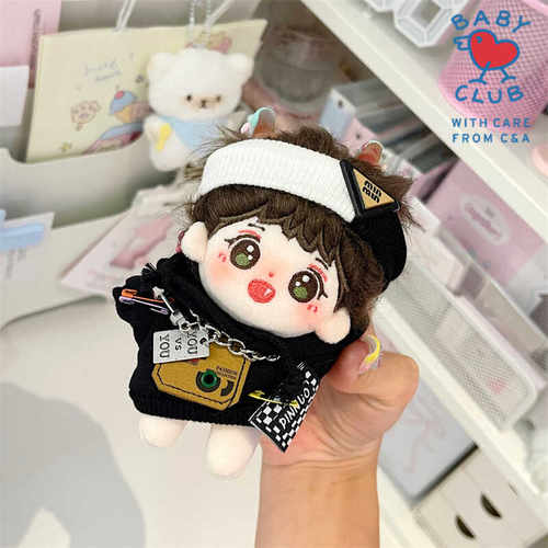 明星霖霖儿10cm毛绒公仔