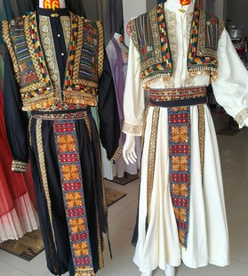 古国公主民族西域服饰刺绣重工新疆风汉元 异域云南宫廷摄影 素新款