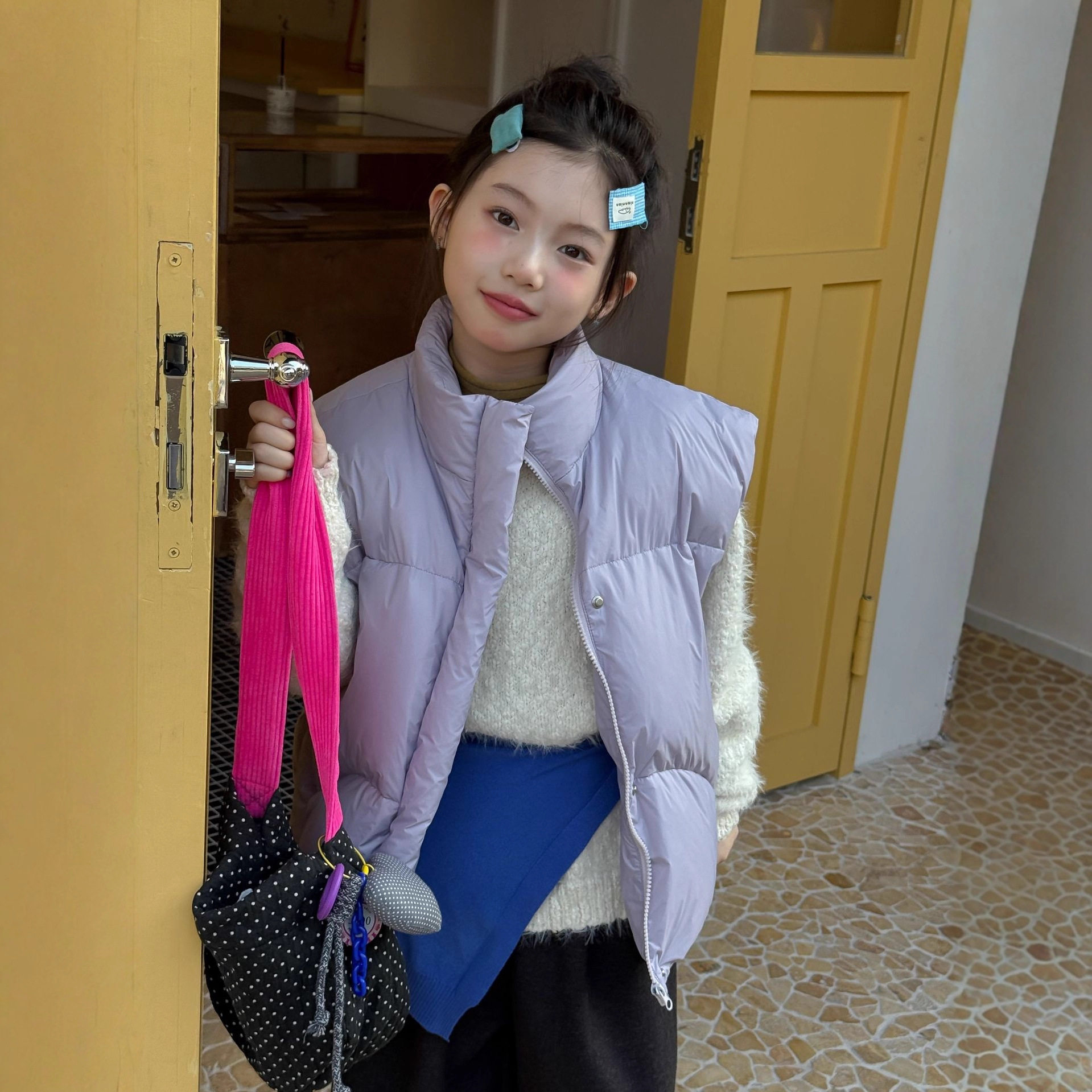 韩版儿童上衣女童马甲25冬季新款加厚白鸭绒羽绒马甲百搭叠穿潮童,童装/婴儿装/亲子装,羽绒马甲,淘宝优惠券,粉丝福利购,淘宝优惠卷