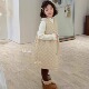 米莱milaikoko韩版 儿童裙子25女童冬季 连衣裙百搭宽松夹棉背心裙