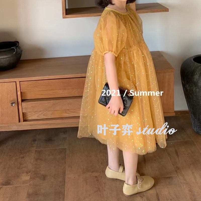 韩版儿童裙子夏季短袖
