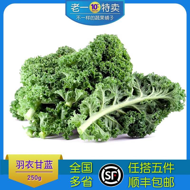 老一特卖 新鲜羽衣甘蓝叶杜丹绿叶花包菜Kale新鲜蔬菜 250g 水产肉类/新鲜蔬果/熟食 其它 原图主图