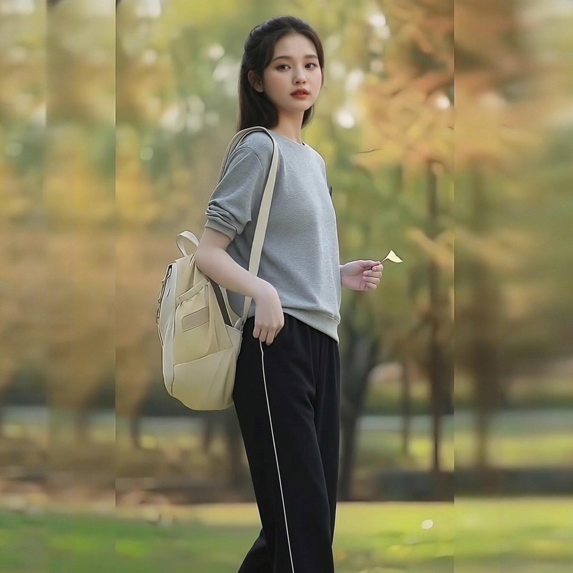 速干黑色裤子镶加反光细条长裤休闲裤男女童宝宝运动裤校裤