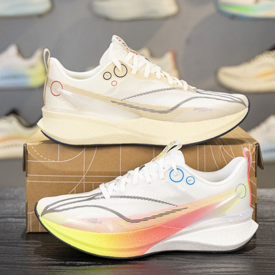 李宁男子减震回弹竞速训练跑步鞋