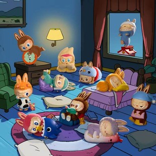 泡泡玛特THE MONSTERS 拉布布凌晨一点系列盲盒LABUBU手办礼物