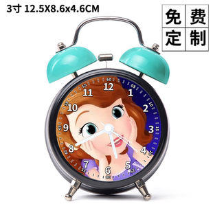 X款9小公主苏菲亚小闹钟玩具动画儿童男孩女孩女生生日礼物益智新
