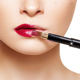 水月貂毛平头唇刷便携伸缩唇刷带盖口红刷唇膏刷唇笔刷迷你化妆刷