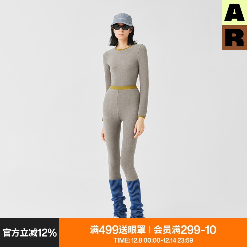 AlmondRocks打底超暖发热圆领