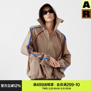 防紫外线轻薄透气防晒服女 AR防晒衣运动风防晒UPF50 博主推荐