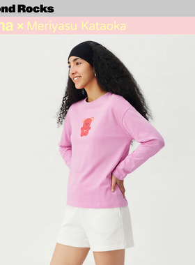 AR x atamaxMeriyasu Kataoka联名合作款长袖白色内搭打底衫女T恤