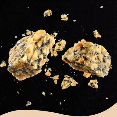 黑芝麻花生酥糖，酥糖，茶点零食，休闲 居家 办公美食。潮汕特产