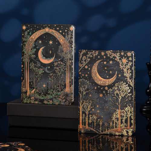 世界树鎏金高颜值全彩插画日记本