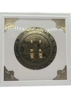 库轻奢实木美式装饰画挂画欧式客厅照片墙相框挂墙新中式餐厅组销